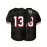 Men's Black # 13 American Football Jacket With Loose Embroidered Sports, Fashionable, Casual, Street Breathable Rugby Top