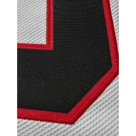 Men'S White # 00 Christmas Deer Ice Hockey Sweatshirt, Loose Embroidered Long Sleeves, Sporty, Fashionable And Casual, Breathable On The Street