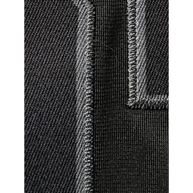 Men'S Black # 15 Breathable Rugby Shirt, Sports V-neck Short Sleeve Training Match Uniform, Embroidered American Football Shirt