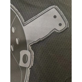 Classic Retro Basketball Sleeveless Tank Top - Breathable Sweat Wicking Men's Black #13 Embroidered Letter Basketball Suit