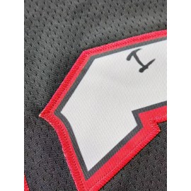 Men's Black Basketball Top # 13 Classic Retro Embroidered Letter Sleeveless Sweat Wicking Breathable Tank Top Basketball Suit