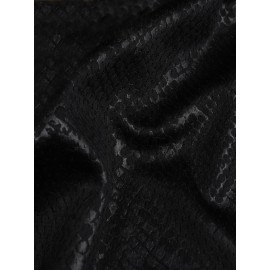 Men'S Black Snake Skin Basketball Suit # 24 Classic Retro Embroidered Letter Sleeveless Sweat wicking Breathable Tank Top Basketball Suit